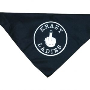 Krazy Ladies Black bandanna