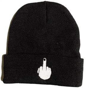 Krazy Kasbh Black Beanie