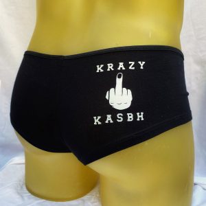 Krazy Kasbh Black Booty Shorts