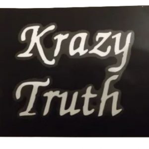 Krazy Truth Window Sticker 3x5