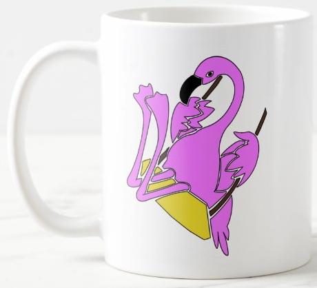 The Swinging Flamingos Coffee Mug #2