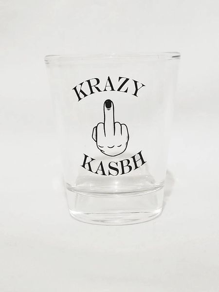 Krazy Kasbh Shot Glass 1.75 oz