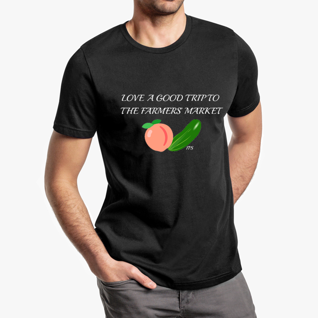 Farmers Market Black Unisex T-Shirt