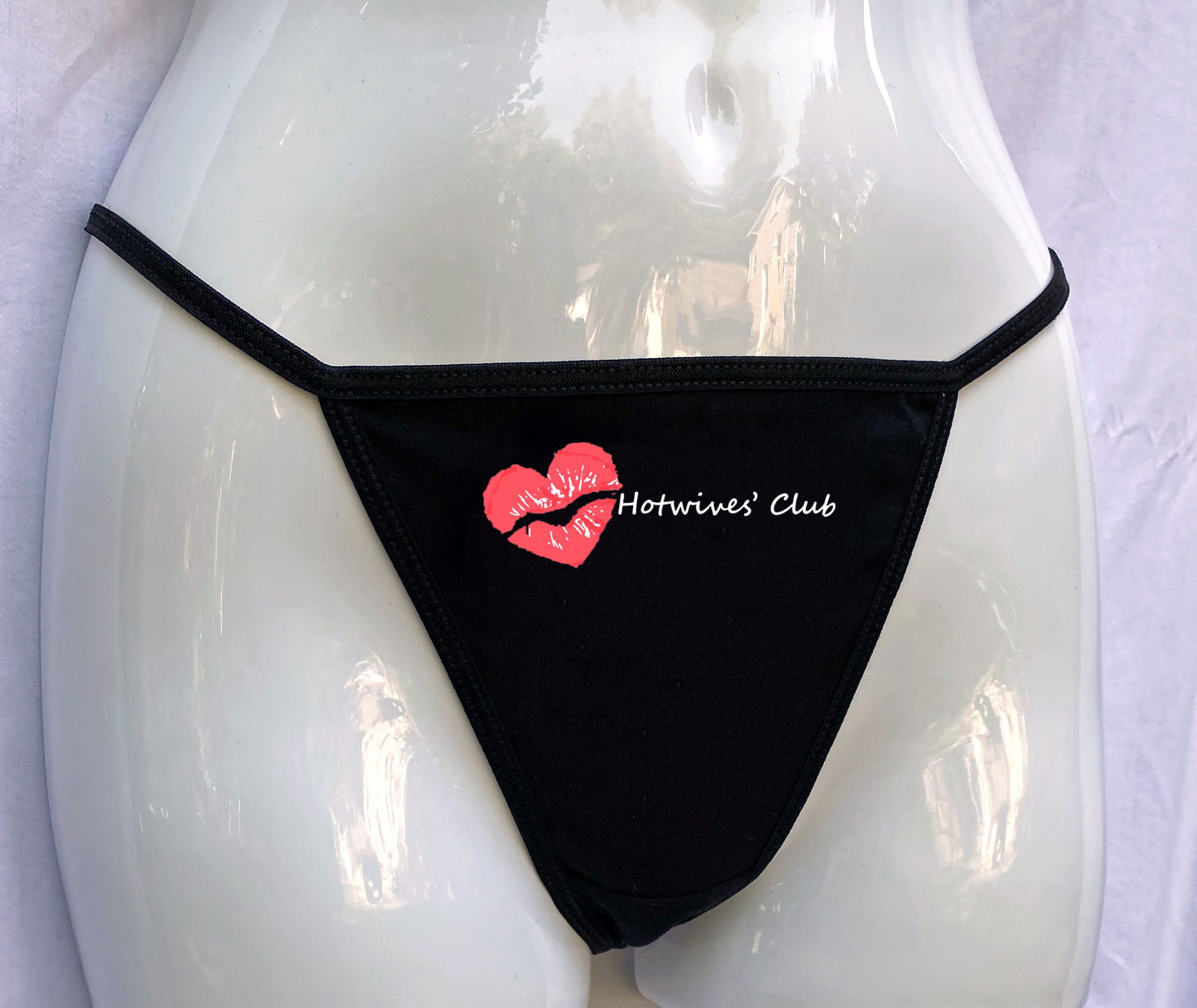 Hot Wives’ Club Black Thong Panties