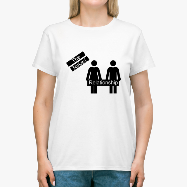 The Naked Relationship White Unisex T-Shirt #2