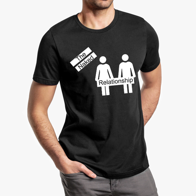 The Naked Relationship Black T-Shirt