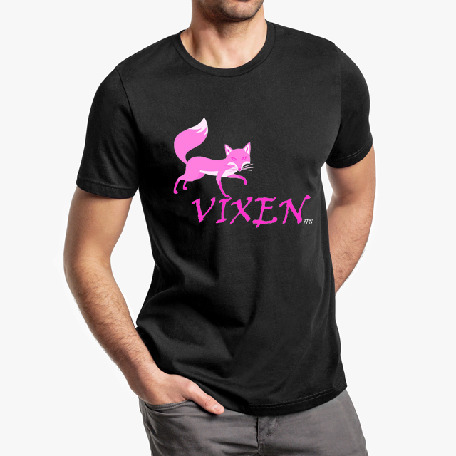 Vixen Black Unisex T-Shirt