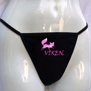 Vixen Black Thong Panties