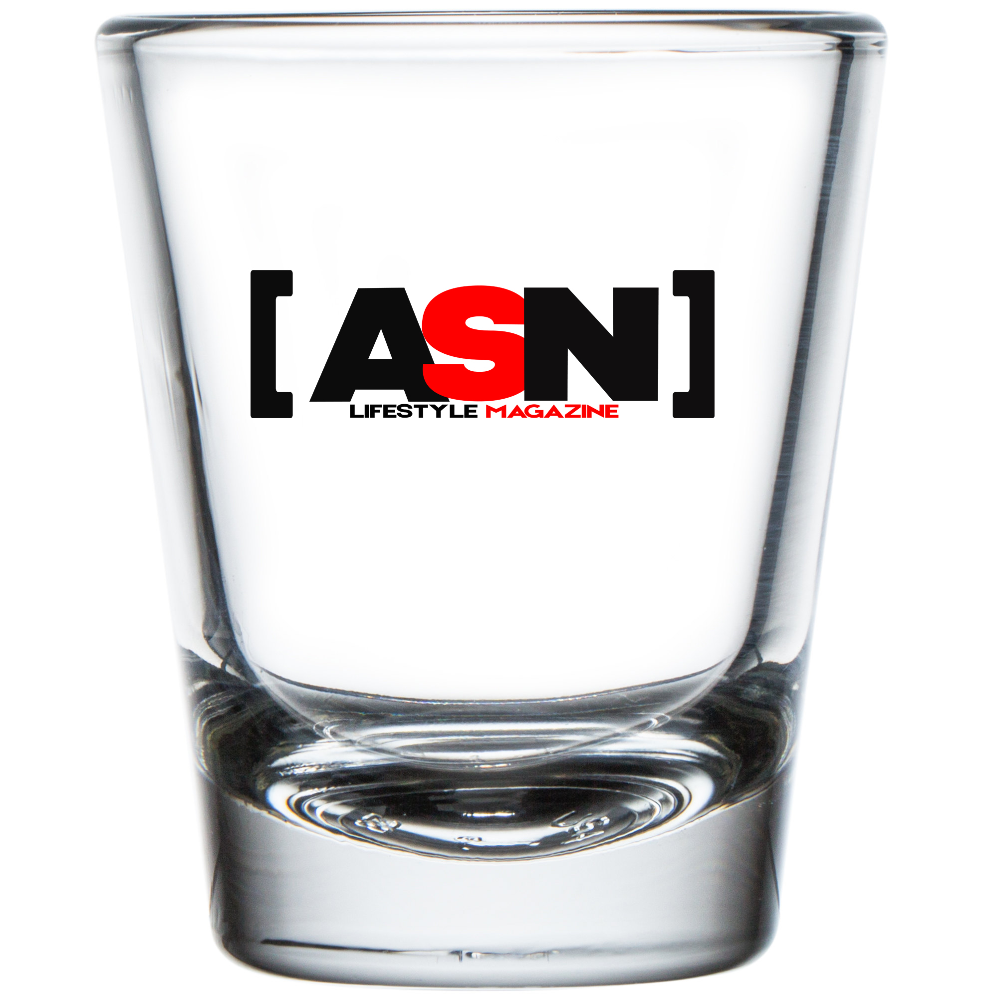 ASN Lifestyle Magazine shot glass