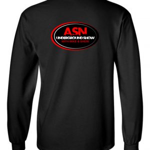 ASN Lifestyle Magazineunderground show black back long sleeve t-shirt