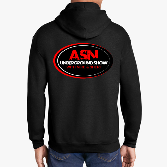 ASN Lifestyle Magazineunderground show black hoodie back