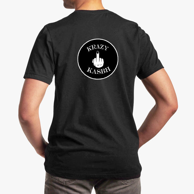 Krazy Kasbh Black Unisex T-Shirt