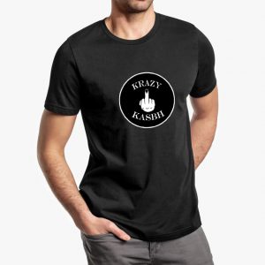 Krazy Kasbh Black Unisex T-Shirt