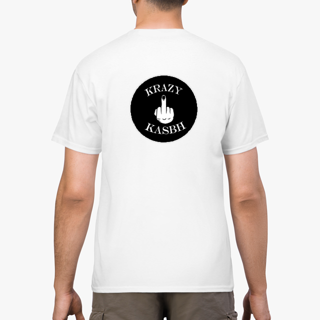 Krazy Kasbh White Unisex T-Shirt