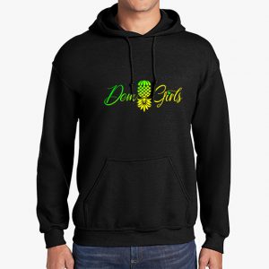 The Upsidedown Pineapple Dem Girls Black Hoodie