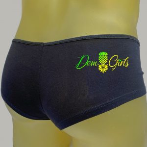 The Upsidedown Pineapple Dem Girls Booty Shorts