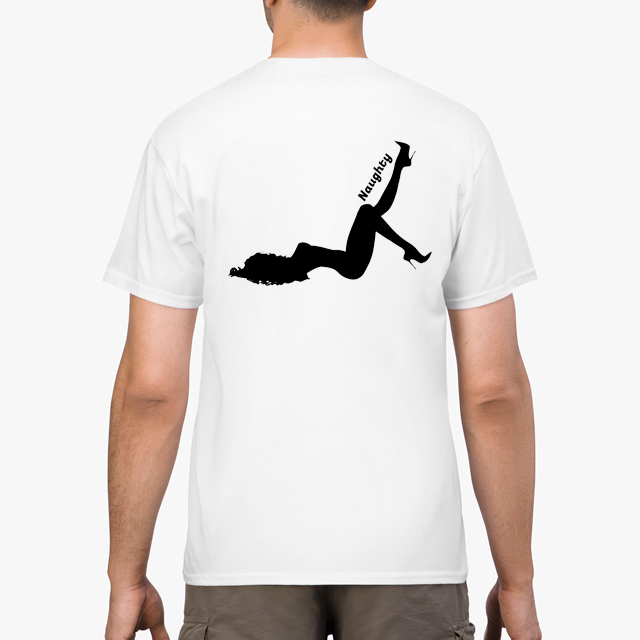 Naughty - Front Porch Swingers White Unisex T-Shirt