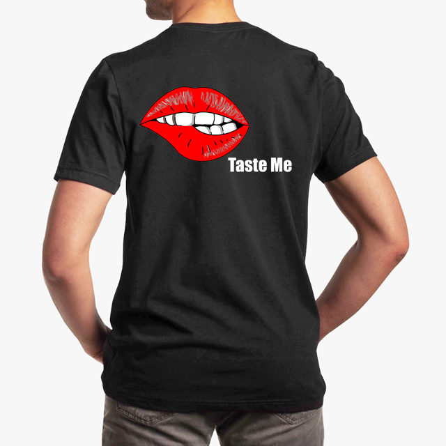 In Bed With Nikky Taste Me Black Unisex T-Shirt
