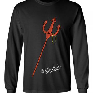 In Bed With Nikky Titled Halo Black Long Sleeve T-Shirt