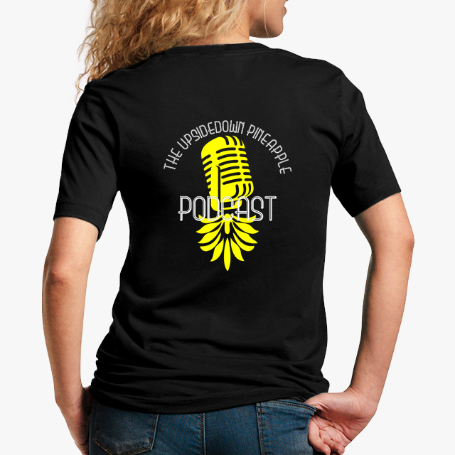 The Upsidedown Pineapple Podcast Black Unisex T-Shirt