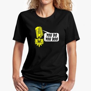 The Upsidedown Pineapple You Do You Boo Black Unisex T-Shirt