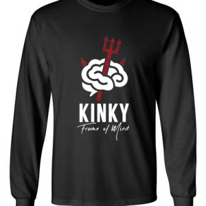 Kinky Frame of Mind Devilish Black Long Sleeve T-Shirt