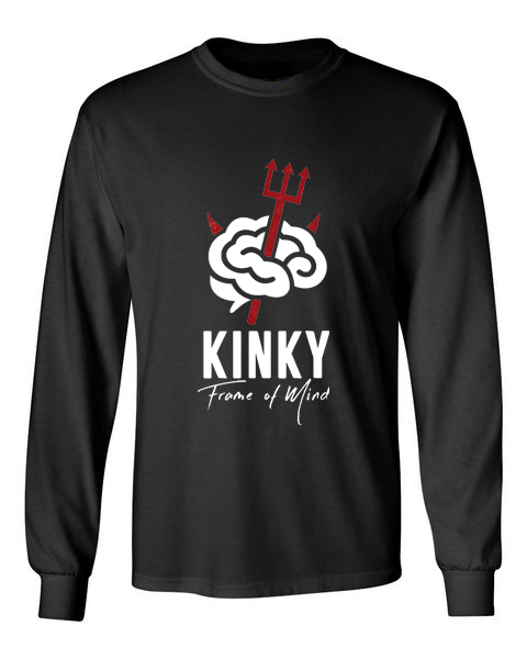 Kinky Frame of Mind Devilish Black Long Sleeve T-Shirt