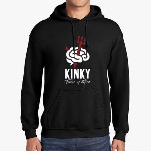 Kinky Frame of Mind Devilish Black Hoodie