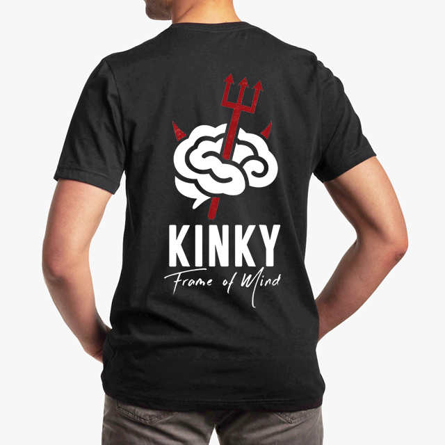 Kinky Frame of Mind Devilish Black Unisex T-Shirt