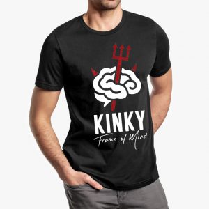 Kinky Frame of Mind Devilish Black Unisex T-Shirt