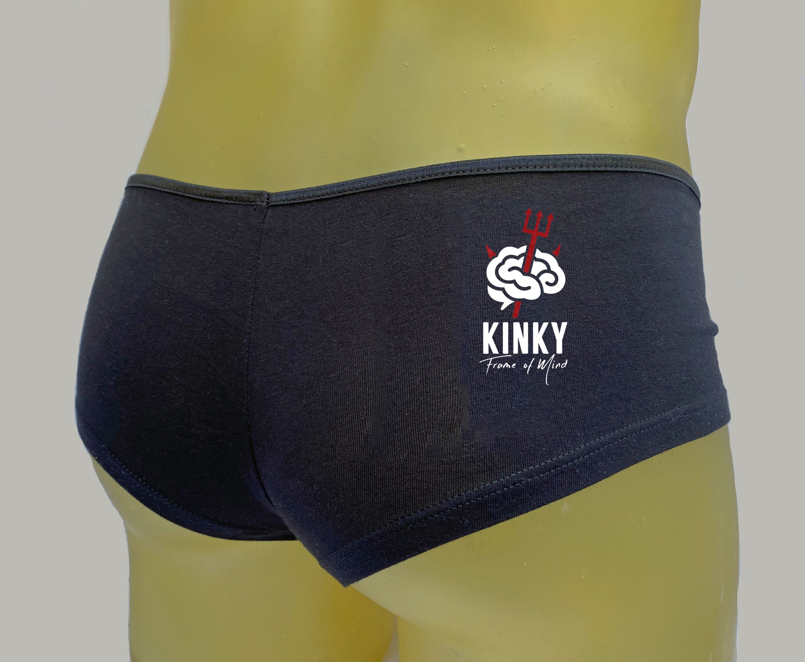 Kinky Frame of Mind Devilish Black Plus Size Booty Shorts