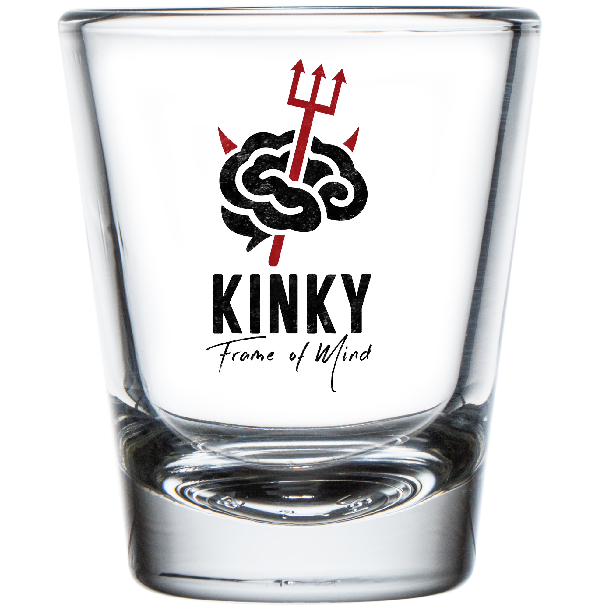 Kinky Frame of Mind Devilish Shot Glass 1.75 oz