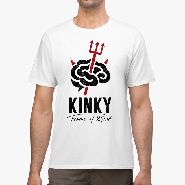 Kinky Frame of Mind Devilish White T-Shirt