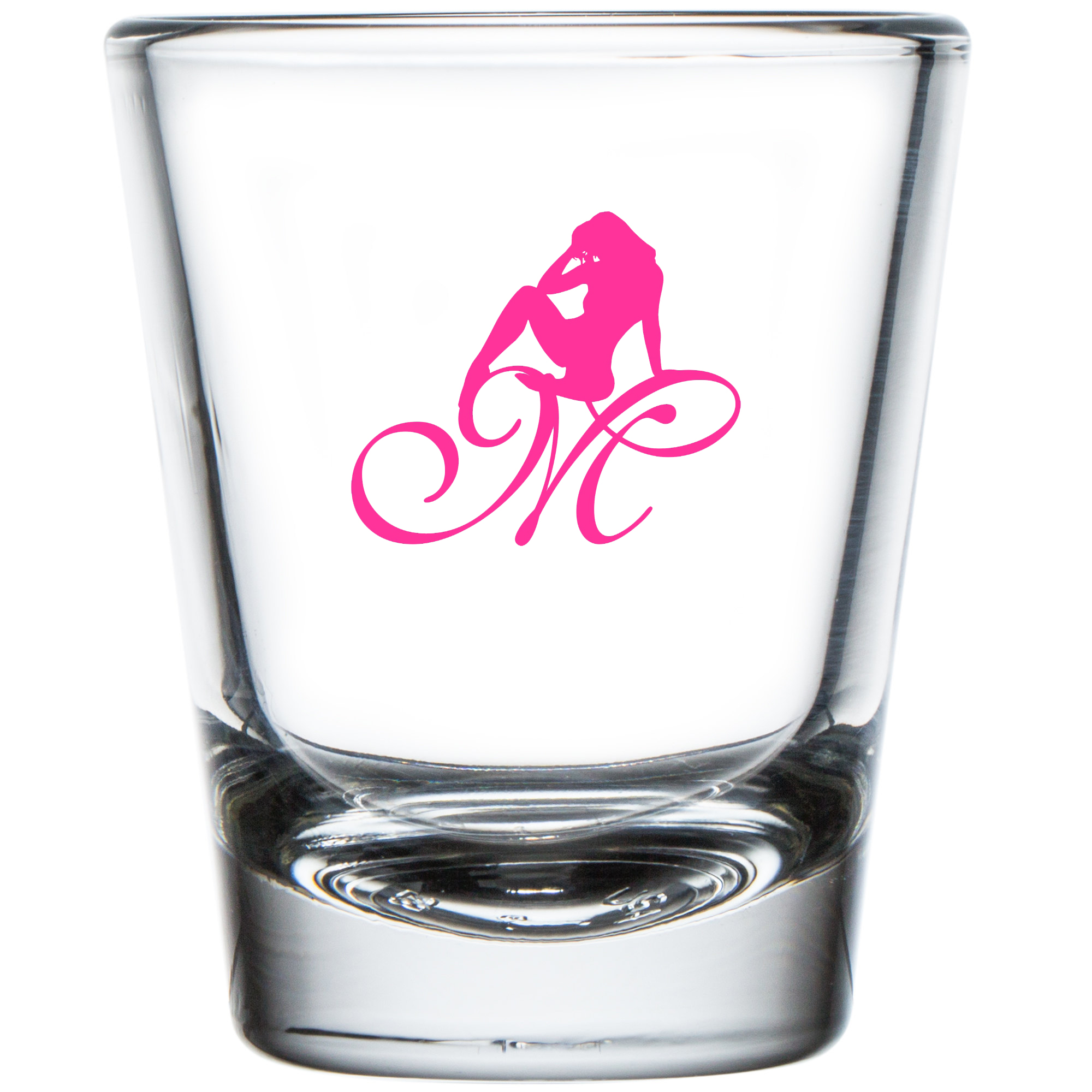 Mrs Pineapple Silhouette Logo Shot Glass