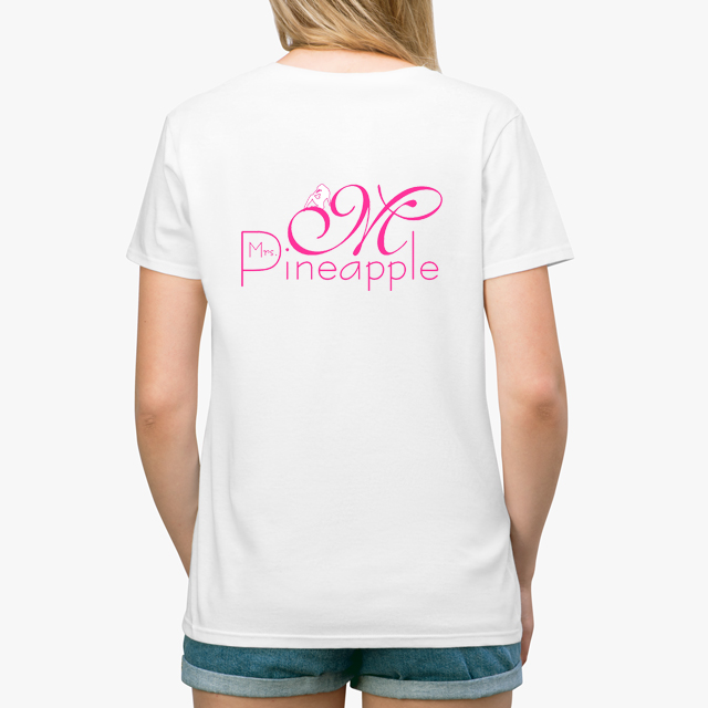 Mrs Pineapple White Unisex T-Shirt
