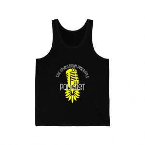 The Upsidedown Pineapple Podcast Black Unisex Jersey Tank Top