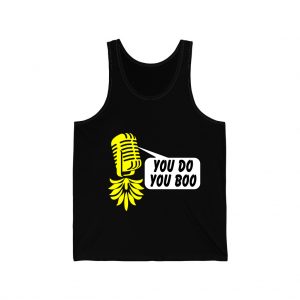 The Upsidedown Pineapple You Do You Boo Black Unisex Jersey Tank Top