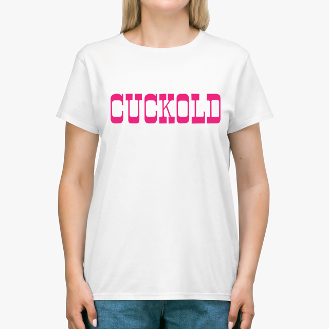 Cuckold White Unisex T-Shirt
