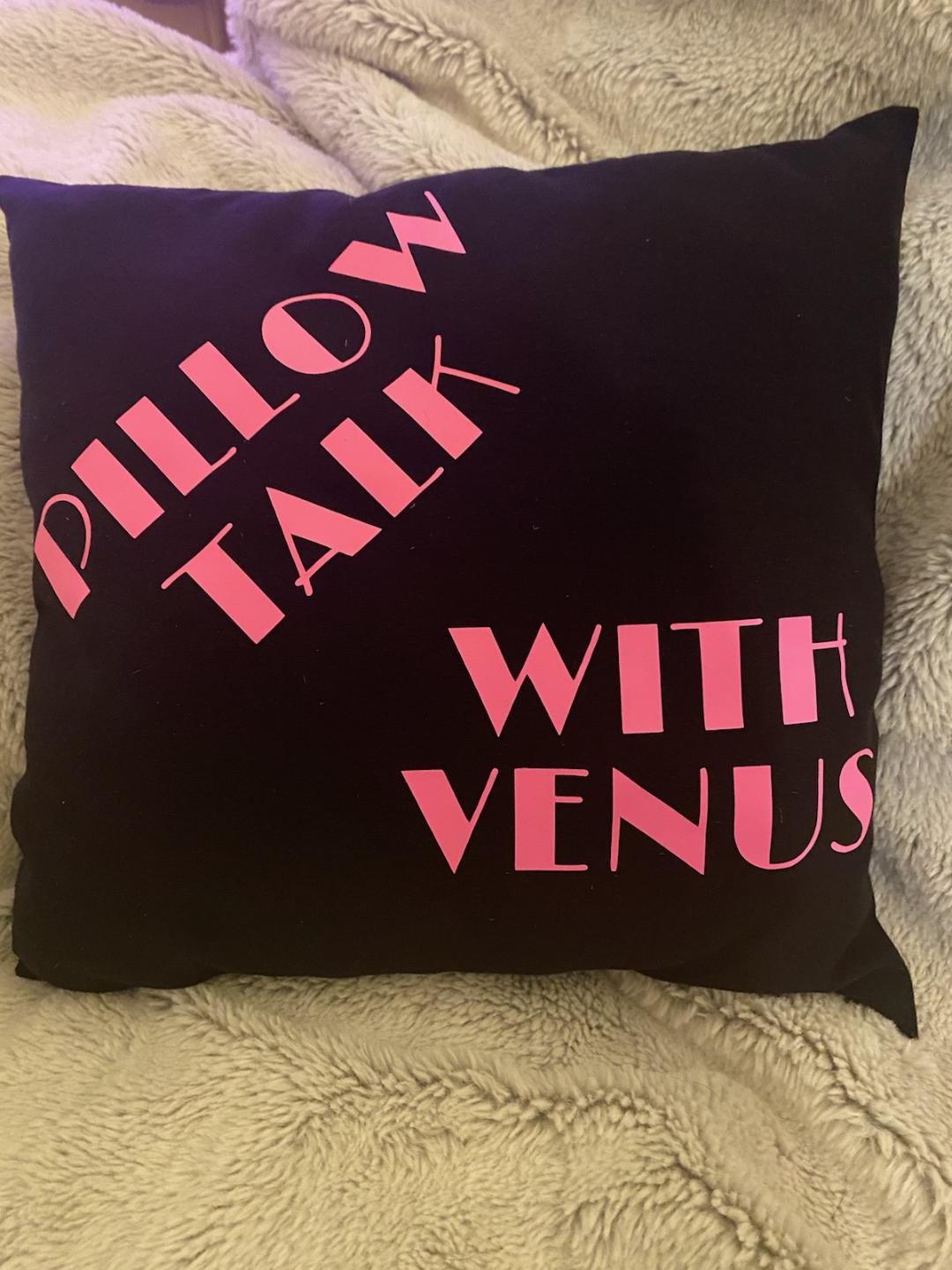 Pillow Talk With Venus 12″ x 12″ Pillow