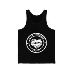 The Private Affair Unisex Black Jersey Tank