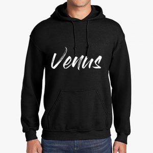 Venus Black Unisex Hoodie