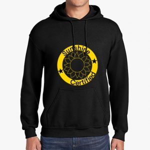 Sunshine Certified Black Unisex Hoodie