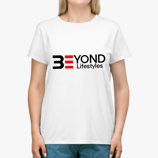 Beyond Lifestyles white unisex tshirt lady