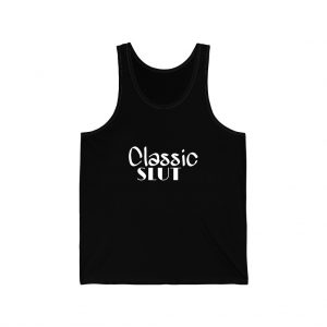 classic slut unisex jersey tank front