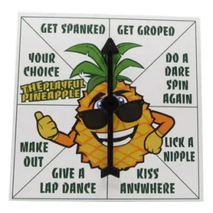 DV8 Dare Playful Pineapple Lil Spinner Portable Adult Party Ice Breaker Game for Swingers