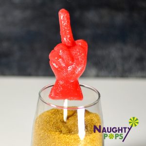 Naughty Middle Finger Lollipop
