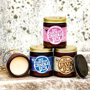 My Cluckin' Candle Jars