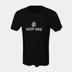 Motorbunny Hop On! Unisex Logo Tee Shirt